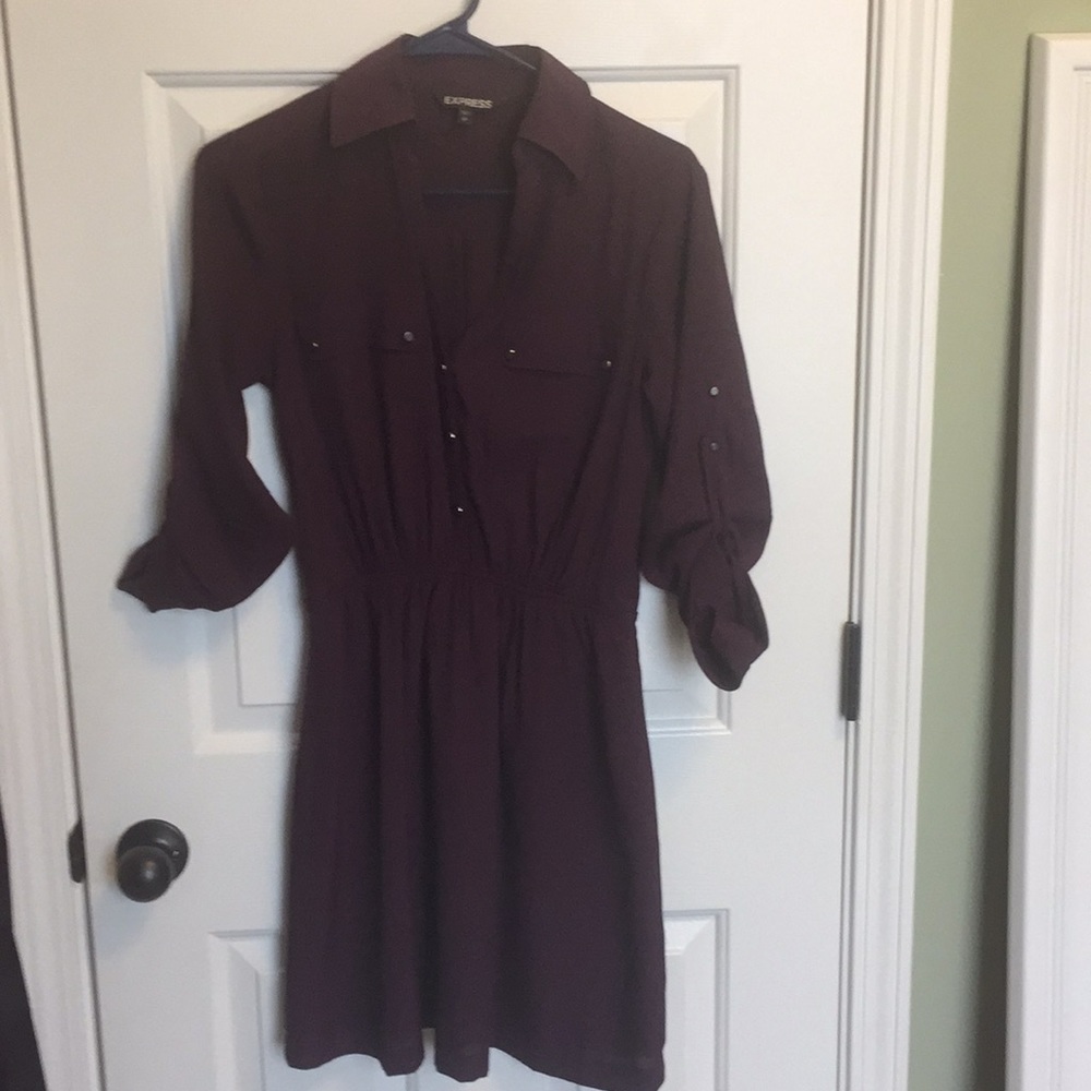 Express eggplant dress